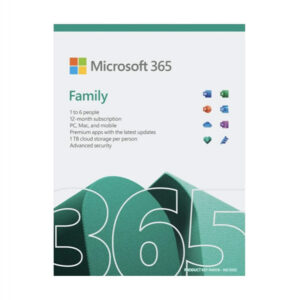 MICROSOFT OFFICE (ไมโครซอฟท์ออฟฟิศ) M365 FAMILY (FPP) (อายุการใช้งาน 1 ปี)